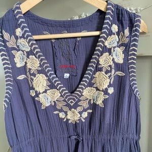 Johnny Was cotton dress with pockets
